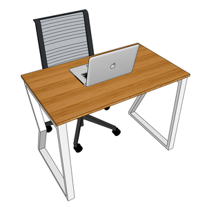 MBamboo <b>Desk</b> 100x60cm <b>Foldable</b> Laptop Table with Assembled Iron Legs Simple Design Style for Bedroom or Home <b>Office</b>-BFMB001 - Product Image 3