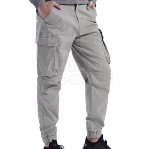 Marque privée Pantalons cargo pour hommes à vendre Pantalons cargo pour hommes de couleur unie Pantalons cargo multi-poches - Product Image 1