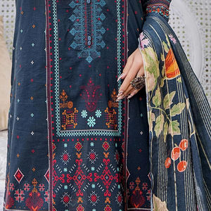 Vente en gros de qualité supérieure 2025 dernière conception dames été Shalwar Kameez concevoir votre propre pelouse robe en coton Maxi - Product Image 4