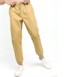 2024 invierno 400 GSM Heavyweight 100% algodón francés Terry Jogger pantalones de chándal de gran tamaño hombres patrón sólido Cierre de cintura elástica - Product Image 2