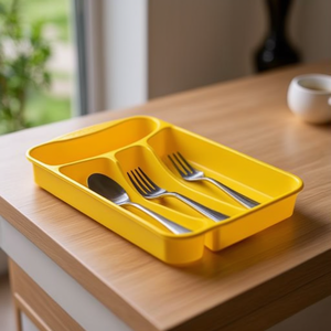 ที่ใส่ช้อนส้อมแบบคละ 5 ชิ้น (34x25x5 ซม.) ทำจากพลาสติกทนทาน รุ่น 47154 - Product Image 3