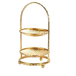 Soporte de plato de pastel redondeado de 3 niveles para bodas y otras fiestas, soporte de pastel de Metal redondeado para servidor de pastel de taza - Product Image 2