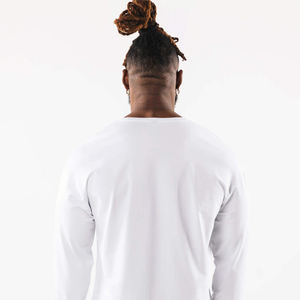 <b>Men's</b> <b>T</b>-<b>shirts</b> High Quality Heavyweight Cotton Custom Long Sleeve <b>T</b>-<b>Shirt</b> Oversized Crew Neck Tee With Blank Design Custom Logo - Product Image 4