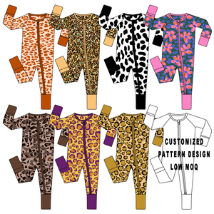 Комплект детской зимней одежды из 2 предметов: трикотажные топы с длинным рукавом и брюки из высококачественной бамбуковой вискозы - Product Image 1