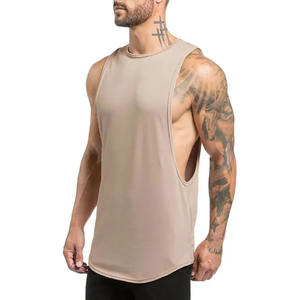 Débardeur décontracté pour hommes en gros, 100% Coton 220g, Lavé, Respirant, Séchage rapide, Écologique, Anti-boulochage, Coupe ample et polyvalente - Product Image 3