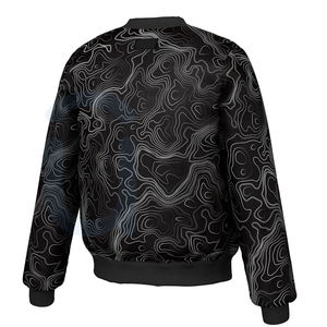 Vente en gros Nouveau blouson d'aviateur noir de haute qualité pour hommes et femmes pour hommes Veste d'hiver à fermeture éclair à la mode pour la conduite de moto - Product Image 3