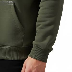 Sudadera con capucha de gran tamaño personalizada para hombre de 350gsm jersey de lana gruesa con bolsillo ropa de calle de talla grande de alta calidad para invierno Reversible - Product Image 5