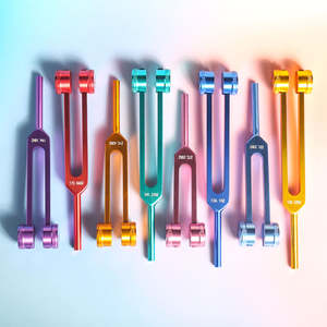 Diapasón de aleación de aluminio con acabado espejo, 7 colores, 15g, para sanación por sonido, chakra, ¡NUEVO PRODUCTO 2026! - Product Image 3