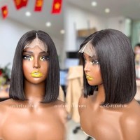 Blunt <strong>Cut</strong> Bob Wig Bone Straight Vietnamese Human <strong>Hair</strong> Wholesale Price <strong>Top</strong> Quality Super Double Drawn A+++ AZ <strong>Hair</strong>