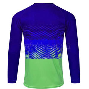 Camisa de Motocross de poliéster OEM para ropa de carreras Camiseta de manga larga de entrenamiento unisex Logotipo personalizado disponible - Product Image 2