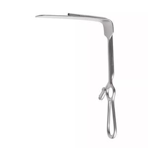 <b>Surgical</b> Instruments Best Quality Kocher Retractor With Fibrelight Wide <b>Blade</b> 245mm Abdominal Intestinal Retractors - Product Image 2