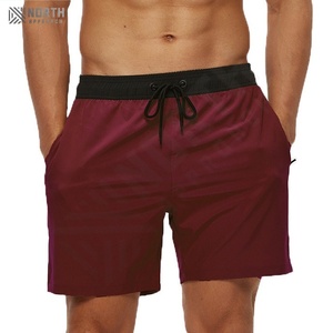 Pantalones Cortos Deportivos Ecológicos de Alta Calidad para Hombre, Transpirables, Casuales, para Entrenamiento, Correr, Cintura Elástica, Tinte Liso, para Hombre de Calle - Product Image 1