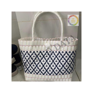 ถุงพลาสติกพิมพ์ลายที่มีด้ามจับแบบนุ่มใช้ซ้ำได้และน้ำหนักเบาเหมาะสำหรับการช็อปปิ้งหรือโปรโมชั่น - Product Image 6