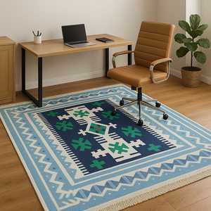 พรมขนสัตว์ทำมือหลากสี นุ่ม สไตล์ทันสมัย ลายผีเสื้อ สำหรับห้องนอน ห้องเด็ก - Product Image 1