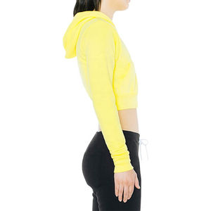 Anti-boulochage lavé Colla à la mode Streetwear femmes 100% coton hiver récolte polaire sweat à capuche à la mode sweats à capuche - Product Image 3