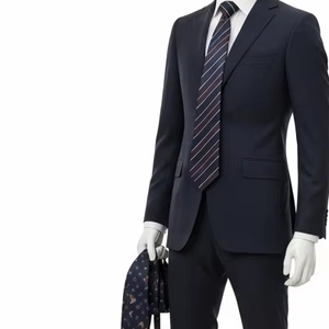 Corbata de poliéster sólido Transferencia de calor Diseño impreso Durable Resistente a las arrugas Oficina formal Uniforme DE BODA Corbatas para hombres - Product Image 3