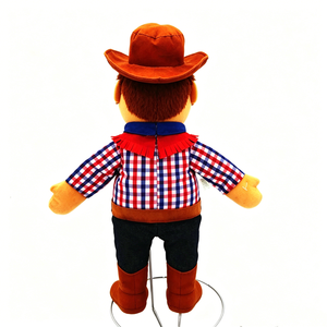 Marioneta de mano de vaquero, marioneta de peluche de vaquero del oeste, marioneta de ventrilogía de cuerpo completo, marioneta para juegos de rol infantiles, personaje de vaquero de peluche - Product Image 2