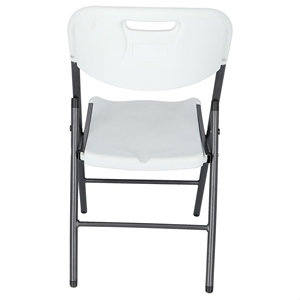 WELL HOME Sedia da catering con finitura bianca e struttura in metallo, sedia da giardino 45x53x87 cm - Product Image 5