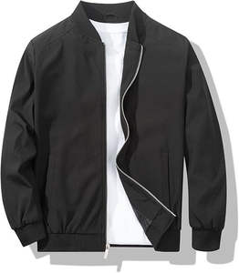 Blouson aviateur pour homme, tendance, élégant, léger, coupe-vent, veste décontractée pour homme, idéal pour la qualité bon marché OEM - Product Image 1