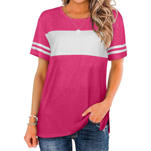 Camiseta con logotipo personalizado para mujer, camisa informal de secado rápido, 100% algodón, estilo veraniego, nueva moda - Product Image 2
