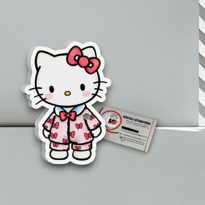 Herramientas de Extensión de Pestañas Magnéticas de Acrílico Personalizables con Diseño de Hello Kitty, Lazo Rosa, Flores, Círculos y Corazones - Product Image 4