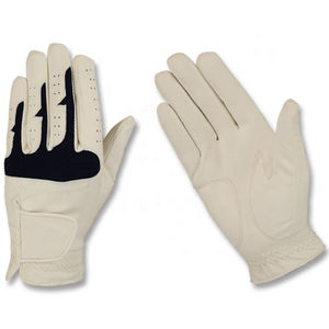 Prix de gros 2025 Gants de golf pour hommes Durables Logo personnalisé Cuir de mouton Antidérapant Doux Respirant Gants de golf de qualité supérieure - Product Image 3