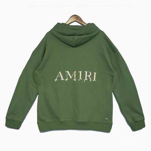 Sudadera con Capucha de Algodón para Hombre de la Famosa Marca Amiri, Ropa de Calle de Alta Calidad, Chándal Pesado con Estampado Inflado para Primavera - Product Image 3