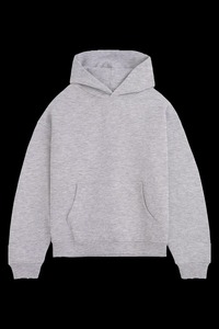 Sweat à capuche en molleton 100 % coton ultra doux de qualité supérieure pour hommes et femmes, confortable, tricoté, pour l'hiver, avec logo personnalisé, couleur unie, écologique, OEM - Product Image 4