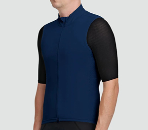 Short de cyclisme bleu marine pour femme Sprint Sports, respirant, tissu 220g, fermeture éclair intégrale sur le devant, coupe athlétique, vêtements de sport - Product Image 1