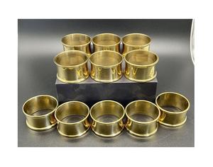 Servilleteros de Metal con diseño de arte hecho a mano y servilleteros con diseño de cubiertos, servilleteros con acabado dorado brillante - Product Image 1