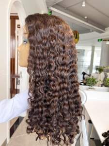 Extensiones de Cabello Funmi Pixie Curl Vietnam, Grado Superior, Super Double Drawn, Cabello Virgen Peruano con Cutícula Alineada, Color Natural - Product Image 6