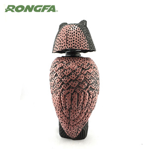 Pájaro espantapájaros cabeza giratoria sonido búho merodeador señuelo protección repelente plagas espantapájaros - Product Image 6
