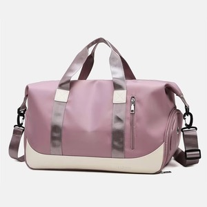 Bolsa de lona ligera con gran capacidad, bolsa de viaje de hombro impermeable para deportes, Fitness, ropa de fútbol, natación - Product Image 3