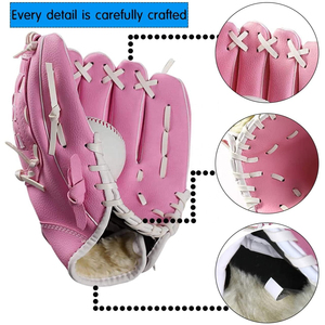 Última moda nuevo diseño 100% guantes de béisbol de cuero al por mayor de alta calidad guantes de béisbol personalizados bajo MOQ - Product Image 3