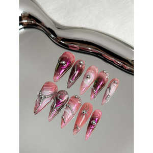 Ongles autocollants Neon Eclipse à effet pailleté ultraviolet avec adhésif durable pour nail art - Product Image 3