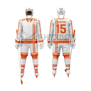 Yeni varış özelleştirilmiş buz hokeyi üniforma Set rahat ve nefes düz boyalı OEM takım adı baskı ile ucuz fiyat - Product Image 2