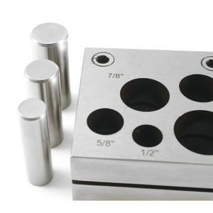 Ensemble de 5 outils de découpe de pierres précieuses en forme de disque rond en acier inoxydable pour la fabrication de bijoux DIY - Product Image 4