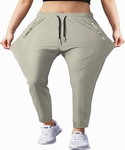 Pantalons de voyage pour femmes de haute qualité, durables, légers, taille élastique, cordon de serrage, couleur personnalisée - Product Image 1