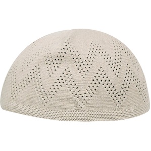 New Article 2024 Muslim Islamic Stretchable <b>Mens</b> Handmade Crochet Cotton <b>Wig</b> Beanie Kufi Koofi Skull Cap Prayer Topi for <b>Mens</b> - Product Image 1