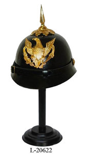 Casco medieval Pickelhaube Armor, fabricante y proveedor indio de casco Pickelhaube de cuero, producto de cuero genuino - Product Image 4