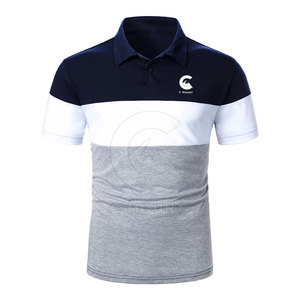 Camiseta Polo ligera de color personalizado para hombre, ropa de verano para adultos con tela de punto de patrón sólido ecológico - Product Image 1