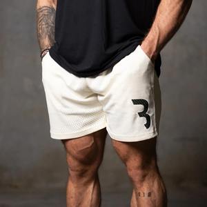 กางเกงขาสั้นตาข่ายรัดกล้ามเนื้อของผู้ชายกางเกงขาสั้นตาข่ายรัดกล้ามเนื้อสองชั้นกันน้ำได้ดีระบายอากาศได้สำหรับออกกำลังกายยิมฟิตเนส - Product Image 6