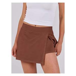 Jupe de tennis personnalisée pour femmes - Tissu polyester et élasthanne, évacuation de l'humidité, respirant, écologique, pour l'entraînement des adultes - Product Image 2