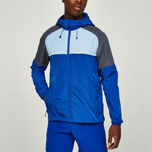 Coupe-vent tactique décontracté OEM pour hommes, veste à capuche respirante de haute qualité, ensembles de survêtements imperméables coupe-vent 100% nylon - Product Image 1