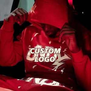 Conjuntos Deportivos Unisex de 2 Piezas DCY Custom Clothing Manufacturers, Conjunto de Sudadera con Capucha Lisa 100% Algodón, Chándal Deportivo con Pantalones Acampanados - Product Image 2