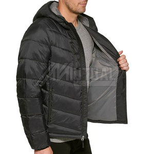 Chaqueta acolchada de alta calidad para hombre con capucha, tela de lona informal, nueva llegada a la venta, MOQ bajo - Product Image 3