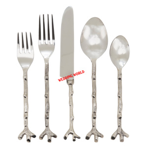 Juego de Cubiertos de Lujo Ecológicos de Acero Inoxidable Hechos a Mano de la Mejor Calidad, Estilo Clásico, Regreso a Clases, Venta al por Mayor - Product Image 5