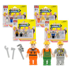 Gia Đình Bức Tượng Nhỏ 6-Mảnh Thiết Lập Hành Động Hình Mô Hình Con Rối Cho Trẻ Em Và Người Lớn - Product Image 1
