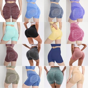 Pantalones Cortos Deportivos de Yoga de Cintura Alta para Mujer, Pantalones Ajustados Moldeadores, para Fitness al Aire Libre - Product Image 2