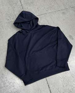 2025 Manufacturer Men Reverse Weave <b>Hoodie</b> Contrast Cotton Fleece Blank Pullover Stitch Custom Reversible <b>Hoodie</b> - Product Image 6